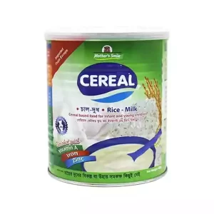 Mother's Smile Cereal Rice & Milk Tin 400 gm