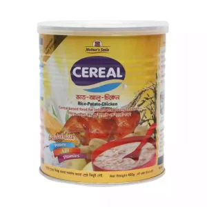 Mother's Smile Cereal Rice,Potato & Chicken Tin 400 gm