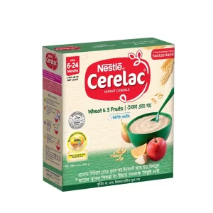 Nestle Cerelac 1 Wheat & 3 Fruits Baby Food (6 M+) 200 gm
