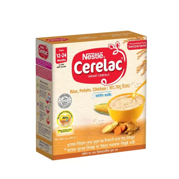 Nestle Cerelac 4 Rice, Potato, Chicken (12 M+) 200 gm