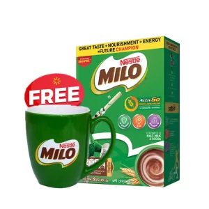Nestle Milo Activ-Go Chocolate Powder Drink Box (Free Mug 1 pcs) 400 gm