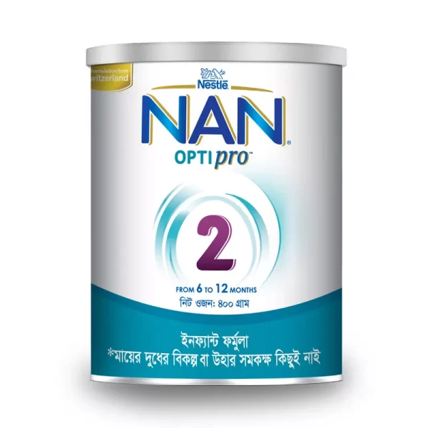 Nestlé Nan Optipro 2 Formula Milk Powder (6 M+) 400 gm