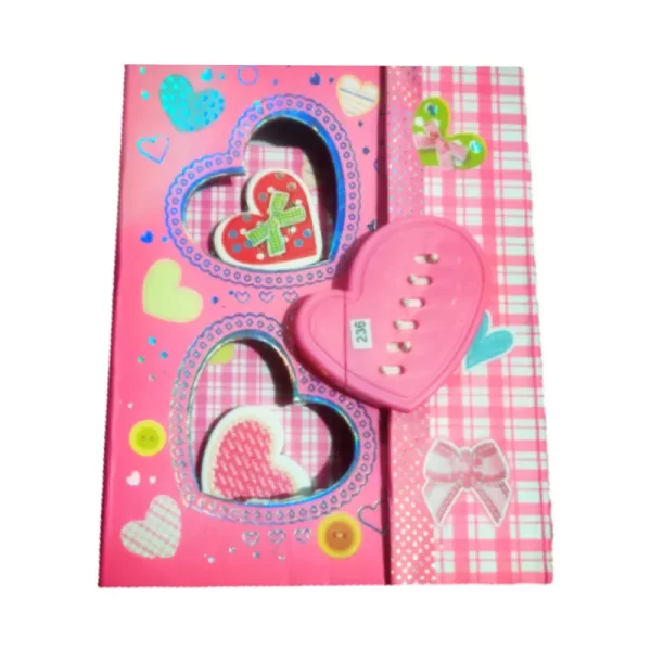 Password Lock Diary Auto (Pink)each