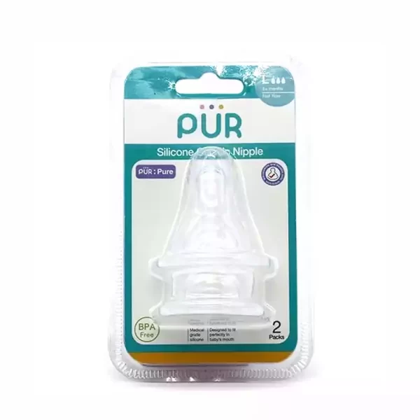 Pur Baby Standard Fast Flow Nipple L (6 M+) 2 pcs