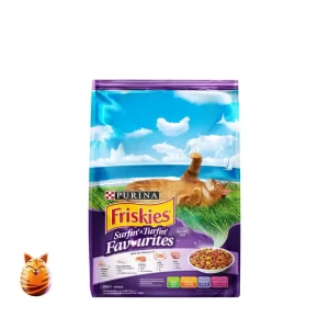 Purina Friskies Surfin & Turfin Favourites Cat Food 1.1 kg