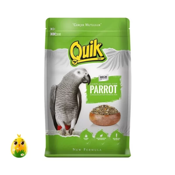 Quik Bird High Quality Parrot Mix New Formula 700 gm