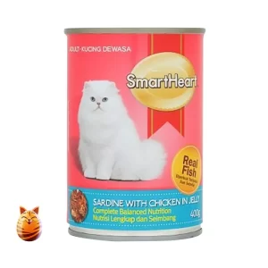 SmartHeart Cat Food Sardine With Chicken In Jelly 400 gm