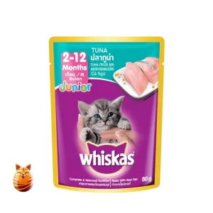 Whiskas Cat Food Junior Tuna Kitten 80 gm