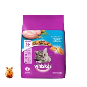 Whiskas Cat Food Ocean Fish Flavor 3 kg