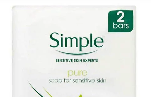 Simple Pure Soap Bar for Sensitive Skin