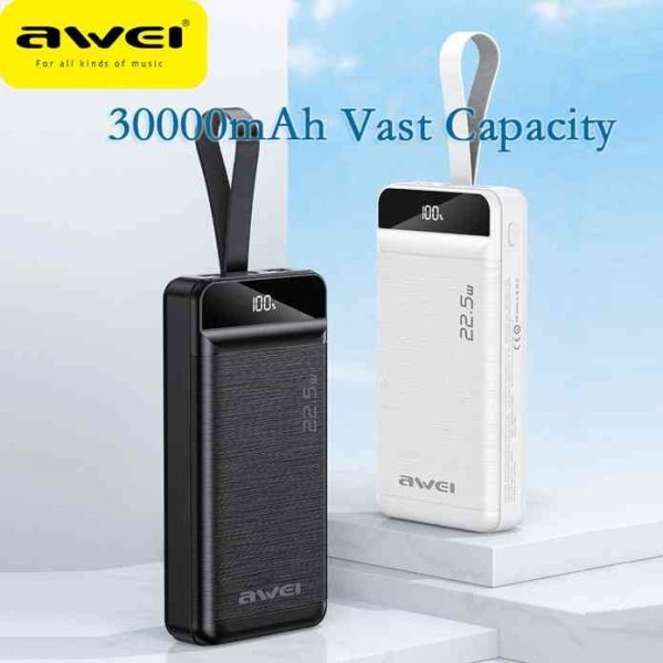 Awei P140K 30000mAh Power Bank 22.5W0.