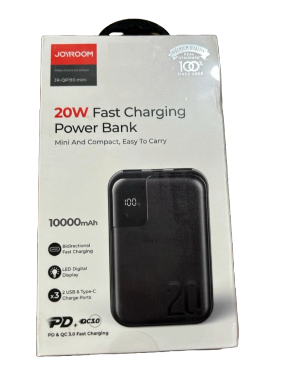 JOYROOM JR-QP190 Mini 10000mah 20W Power Bank - Image 2