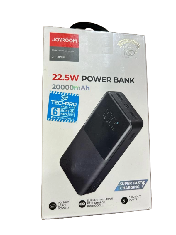JOYROOM JR-QP192 Mini 20000mah 22.5W Power Bank - Image 3