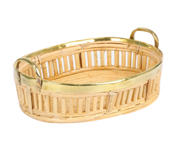 CANE OVAL TRAY-JARSHOPS.COM