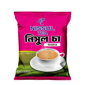 NISSUL Tea Reserve 500g pink pack premium black tea with strong liquor and rich aroma Bangladesh